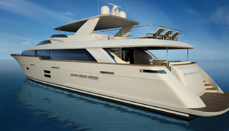 Hatteras New Luxury Yacht